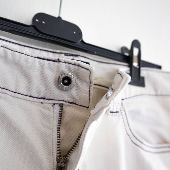 NWOT Armani Women's White Jeans - Picture 5 of 7